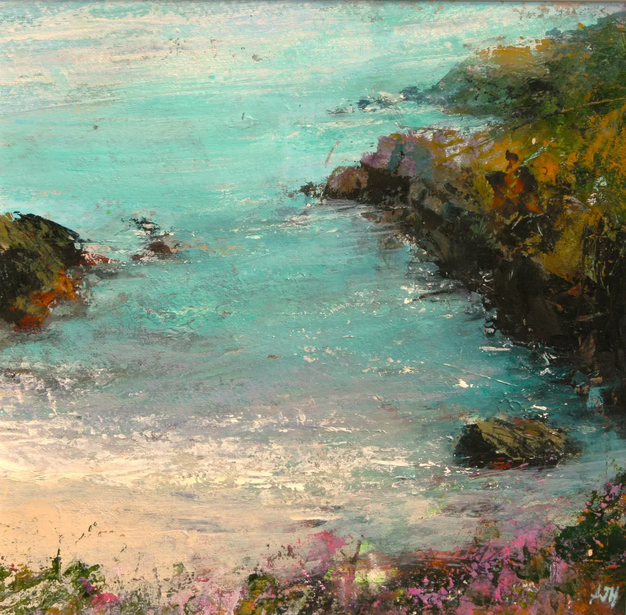 Amanda Hoskin - view from the clifftops, cornwall